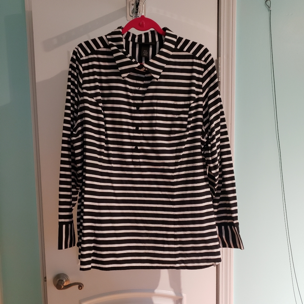 Long-sleeved Lane Bryant blouse